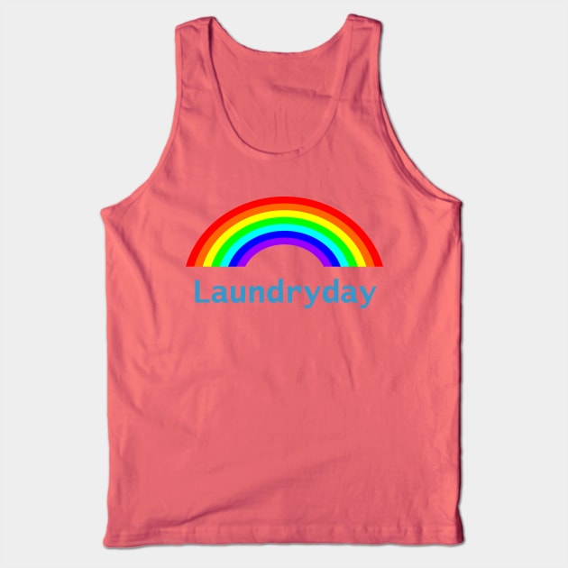 Laundryday Rainbow Tank Top by ellenhenryart
